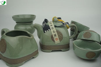 哥窯茶具組禮盒-龍(特價品)產品圖