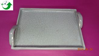 徐瑞鴻(上汝堂)  冰裂紋茶盤產品圖