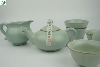 汝窯茶具組禮盒-瓜(特價品)產品圖